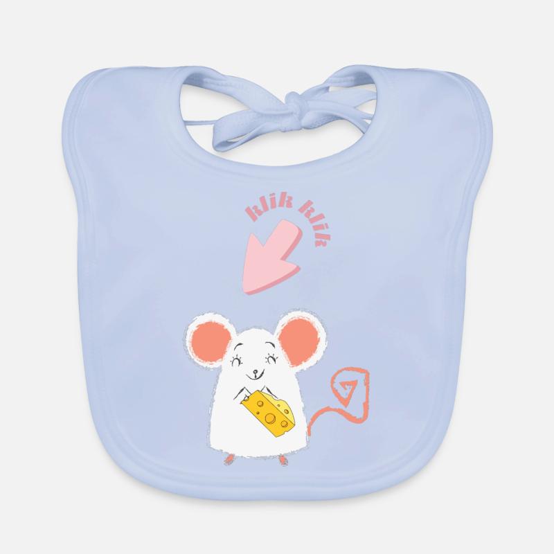souris Bavoir bio Bébé