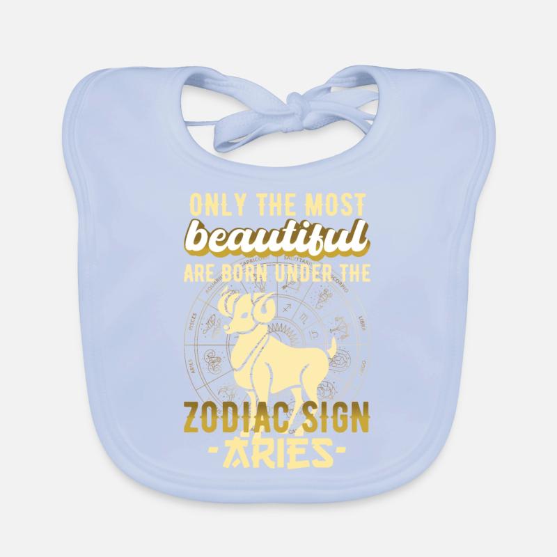 Sternzeichen Widder Astrologie Geschenk Baby Bio-Lätzchen
