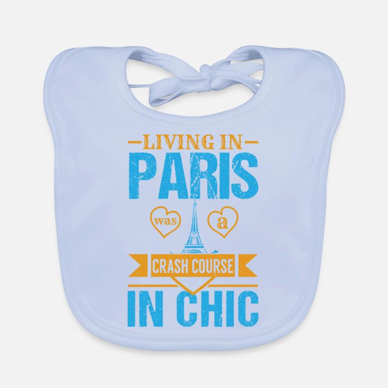 DAS LEBEN IN PARIS WAR EIN CRASHKURS IN CHIC Baby Bio-Lätzchen
