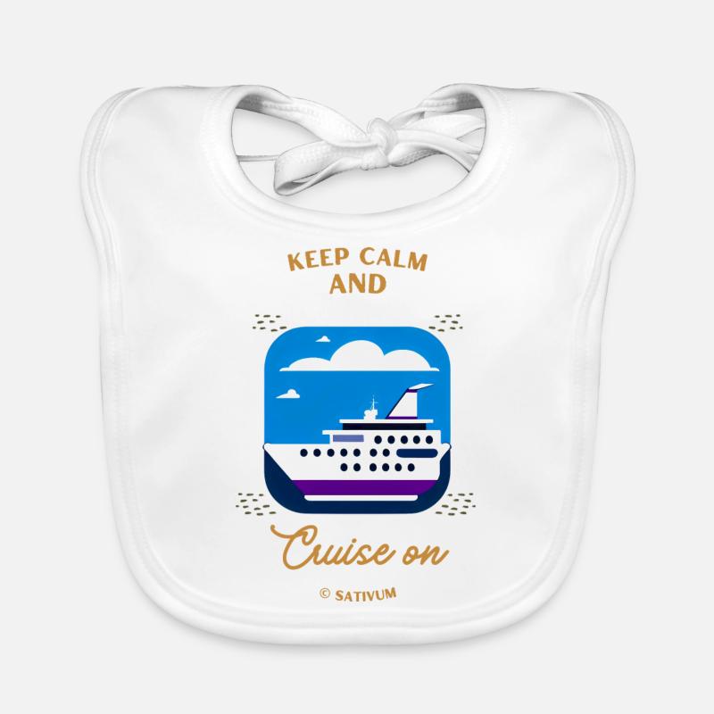Keep calm and cruise on Baby Bio-Lätzchen