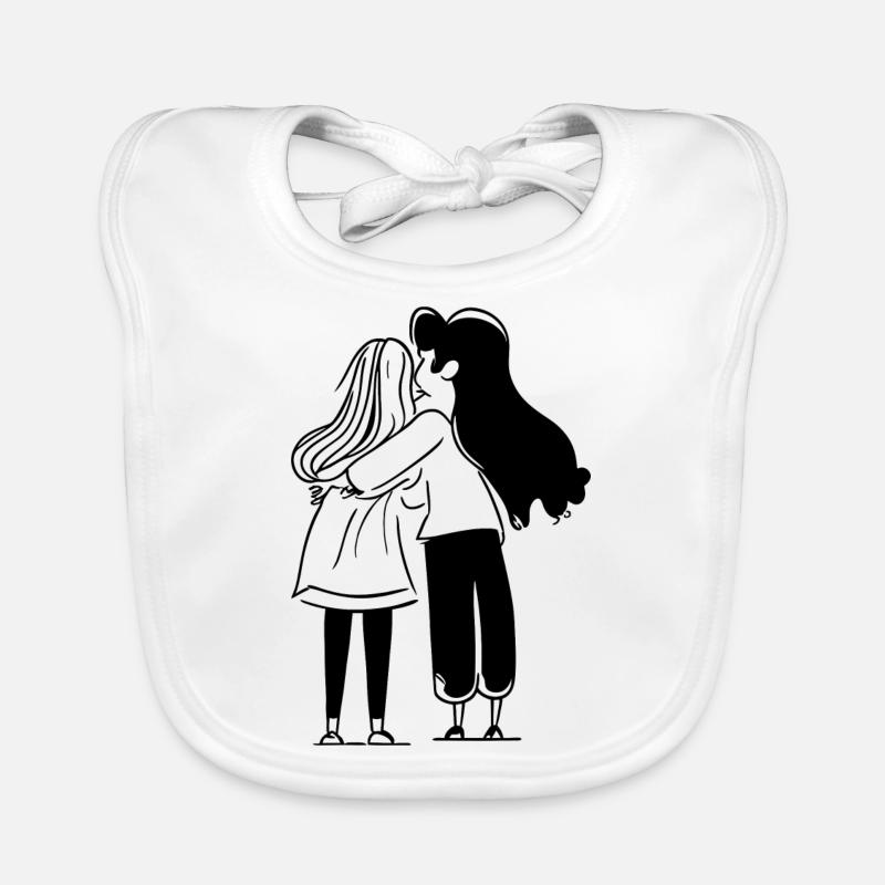 Freundschaft Baby Bio-Lätzchen