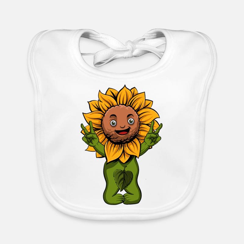 Sonnenblume Baby Bio-Lätzchen