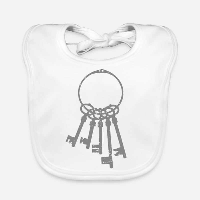 Bunch of keys Organic Baby Bibs