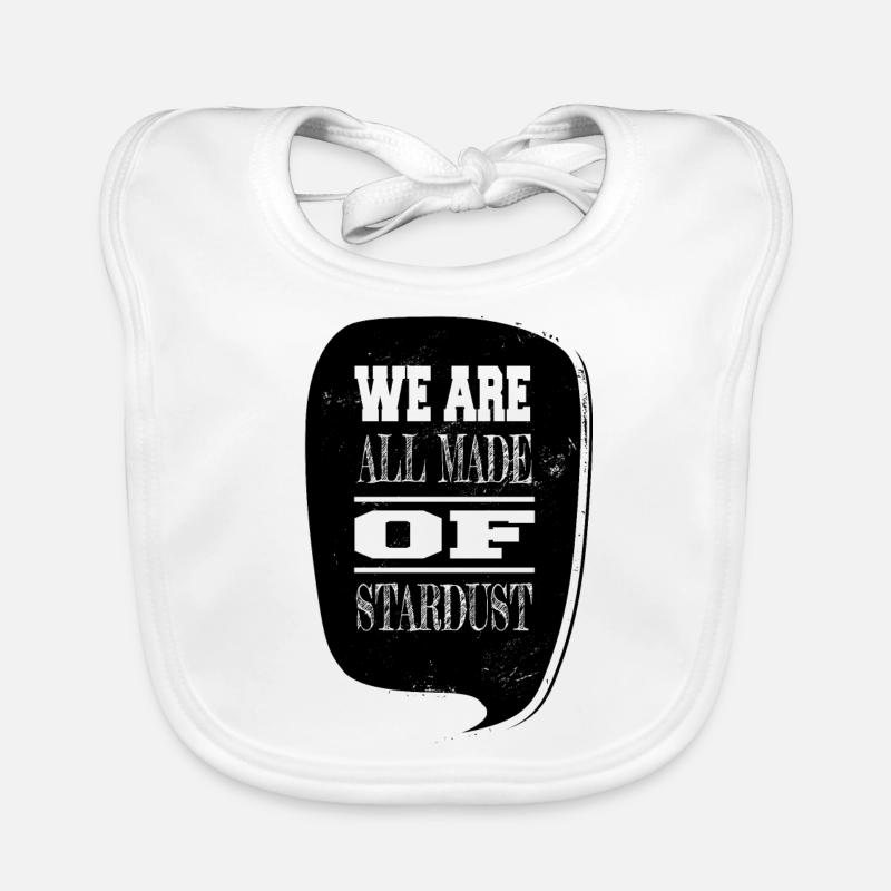 Gift Idea Planets Weightless Statement Conspiracy Organic Baby Bibs