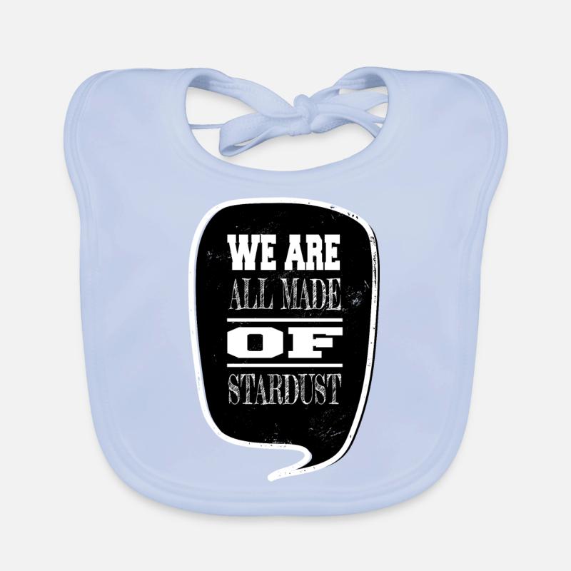 Gift Idea Planets Weightless Statement Conspiracy Organic Baby Bibs