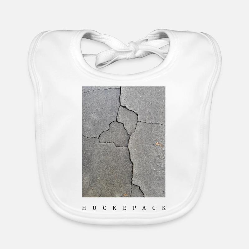 Huckepack - Baby Bio-Lätzchen - Weiß