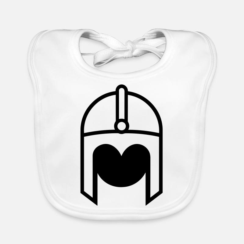 Wikingerhelm Krieger Baby Bio-Lätzchen