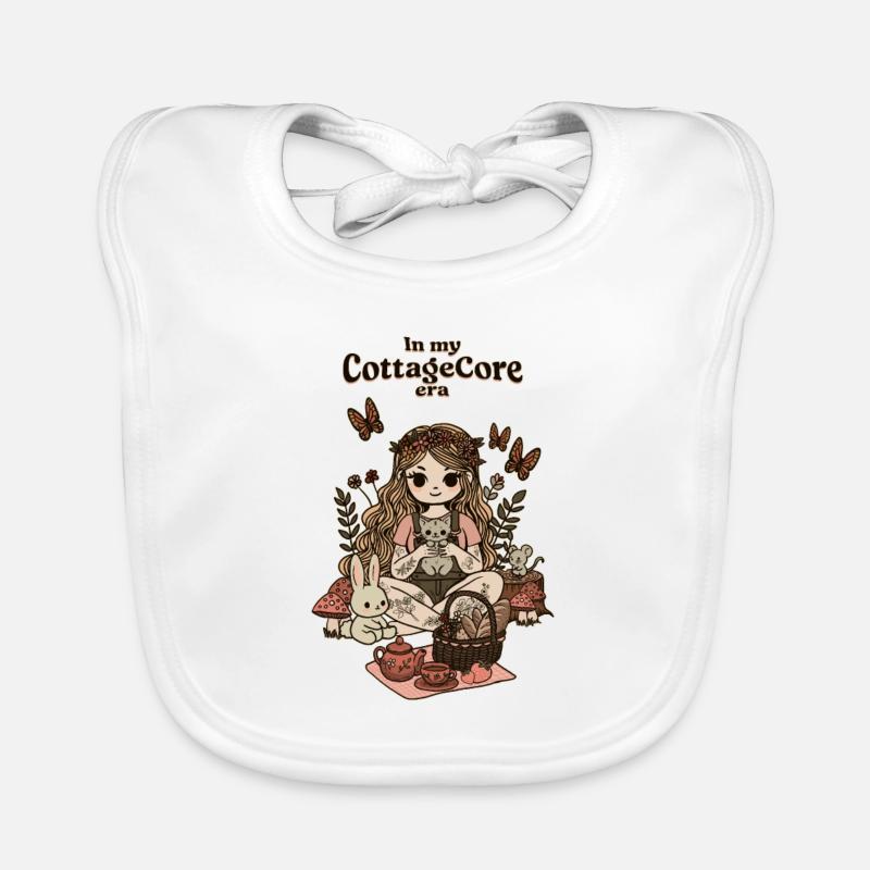 L’ère CottageCore Bavoir bio Bébé