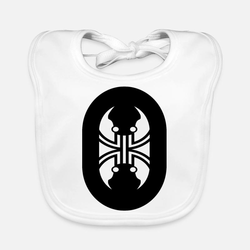Außergewöhnliche Optik Baby Bio-Lätzchen