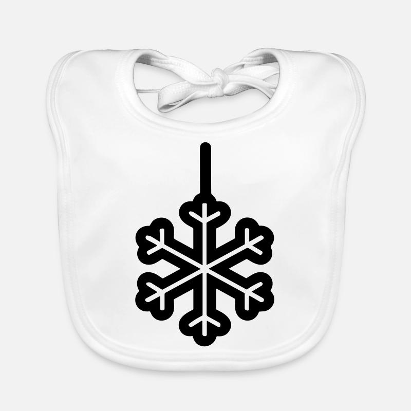 Weihnachtskugel Baby Bio-Lätzchen