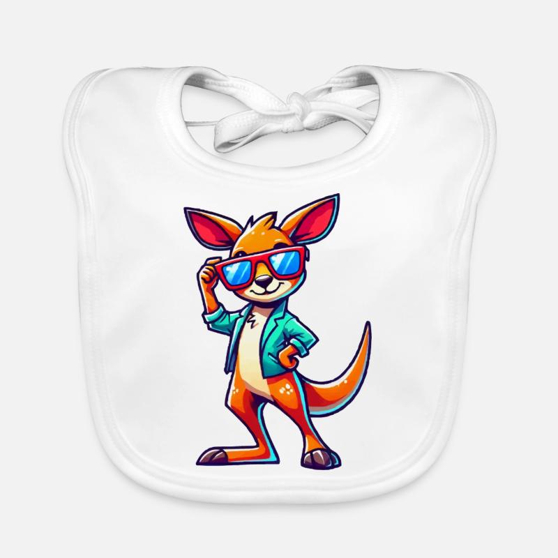 Kangaroo Comic Sonnenbrille Baby Bio-Lätzchen