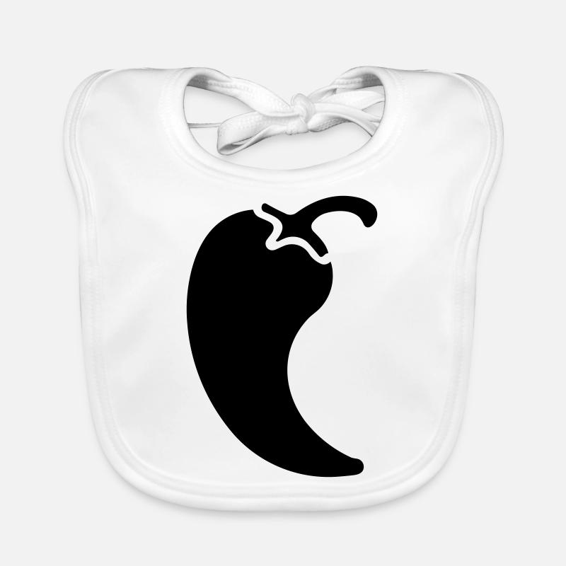 chili pepper Organic Baby Bibs