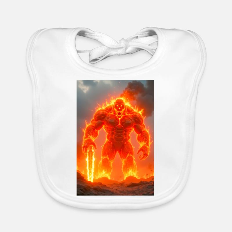 Le géant de l’incendie de Surt mène la destruction Ragnarök Bavoir bio Bébé