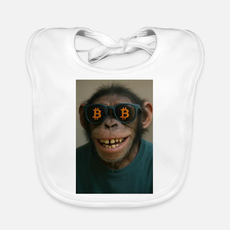 Bitcoin meets Monkey Joe Baby Bio-Lätzchen