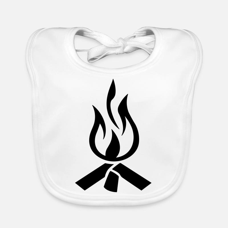 Feu de camp Bavoir bio Bébé