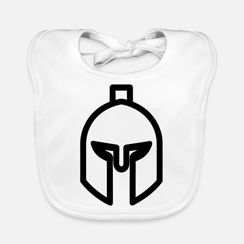 Sparta Spartan Warrior Organic Baby Bibs