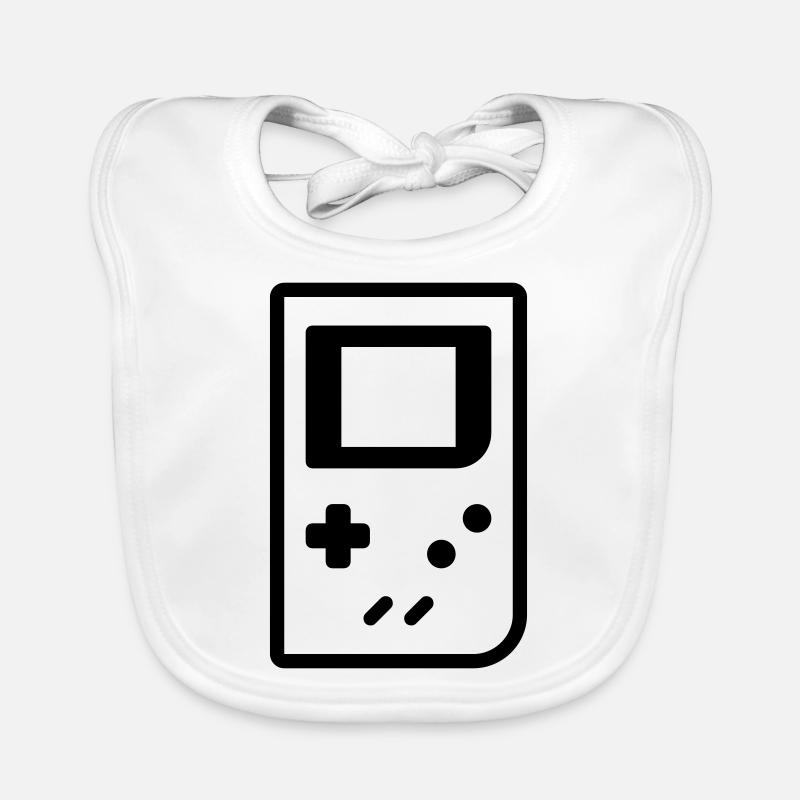 videogame gameboy Bavoir bio Bébé