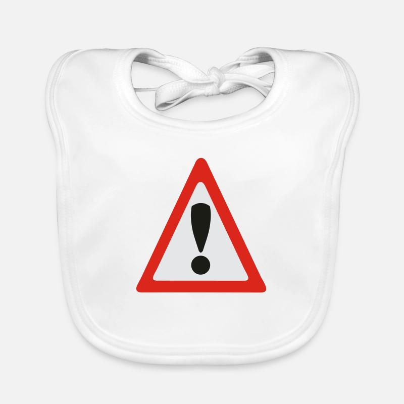 panneau d'avertissement Bavoir bio Bébé