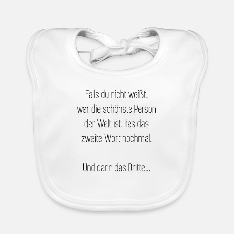 Du NICHT Baby Bio-Lätzchen