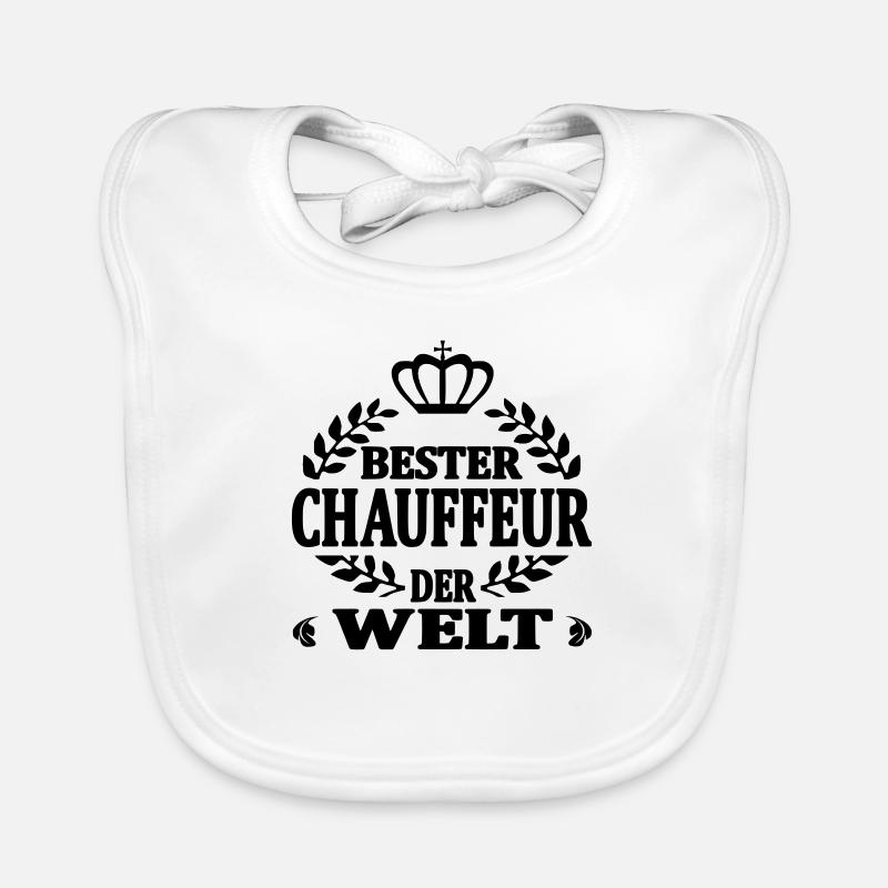 Bester chauffeur der welt Baby Bio-Lätzchen