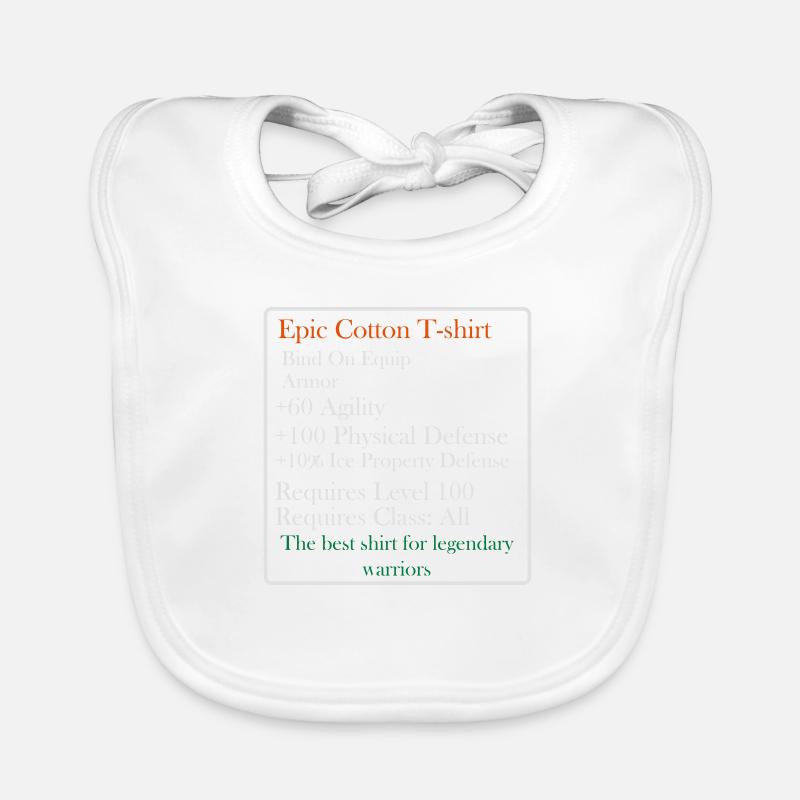 Poleras rpg 1 - Bavoir bio Bébé - blanc