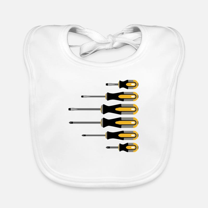 screwdriver Organic Baby Bibs