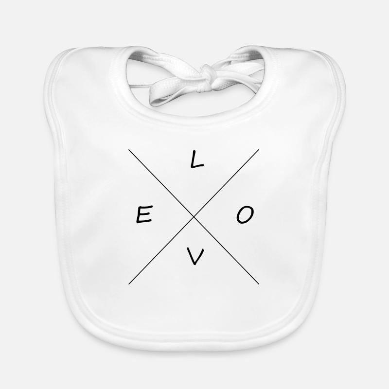 AMOUR Bavoir bio Bébé