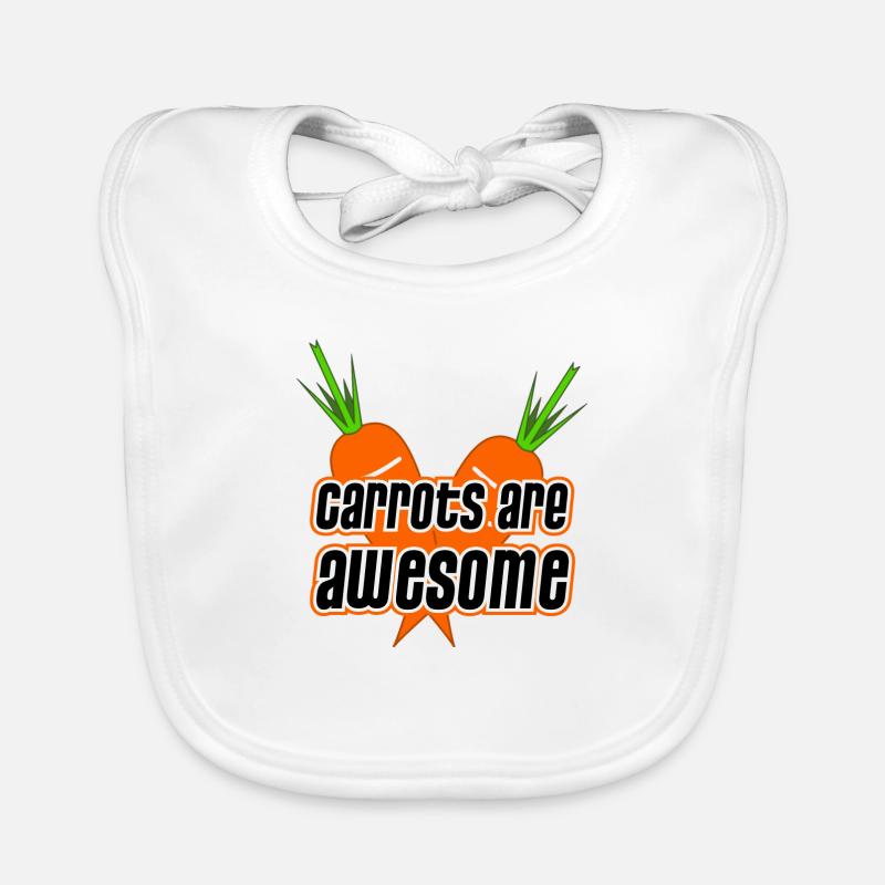 Les carottes sont impressionnants - carotte végétarienne Bavoir bio Bébé