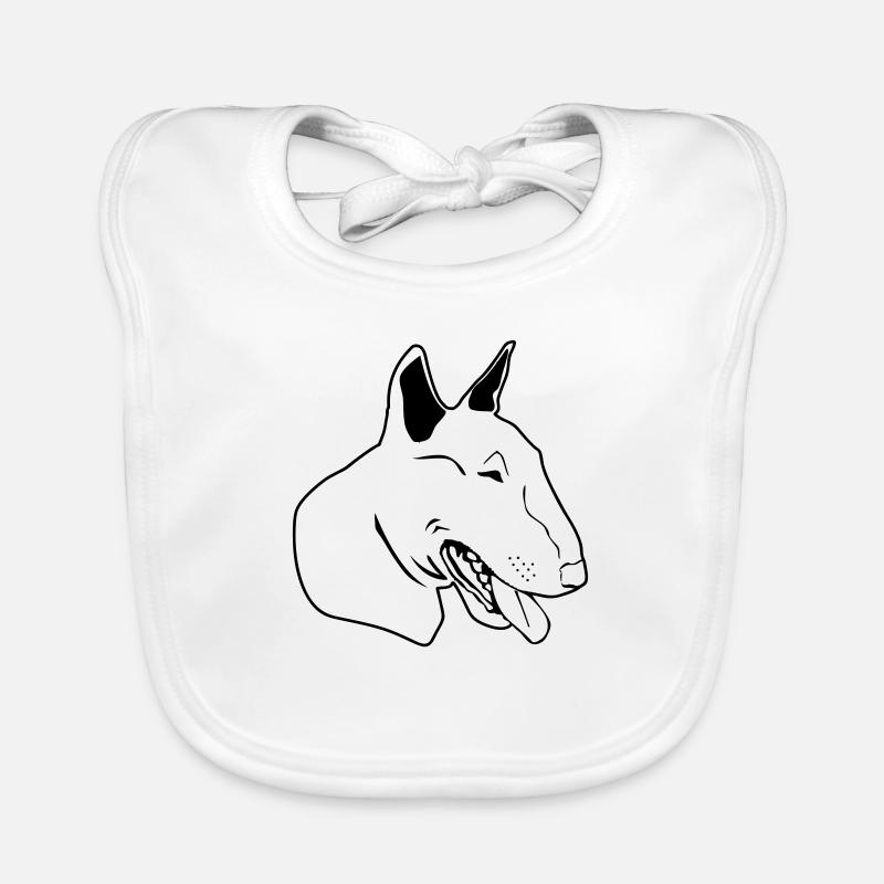 Bull terrier eu Organic Baby Bibs