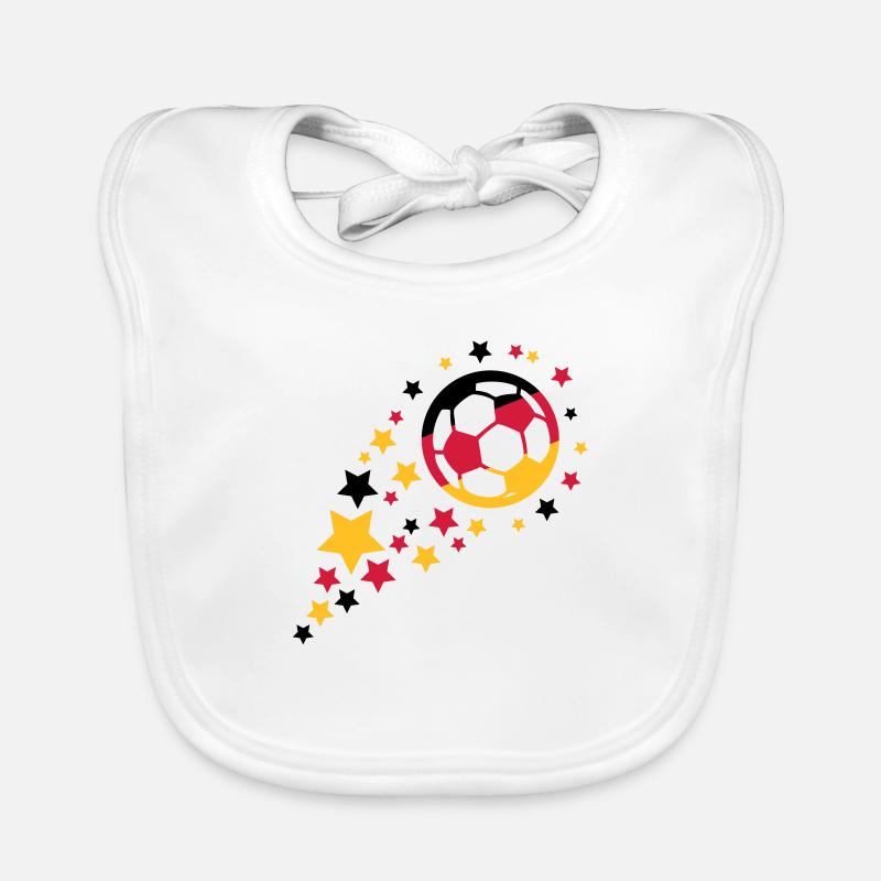fußball design Baby Bio-Lätzchen
