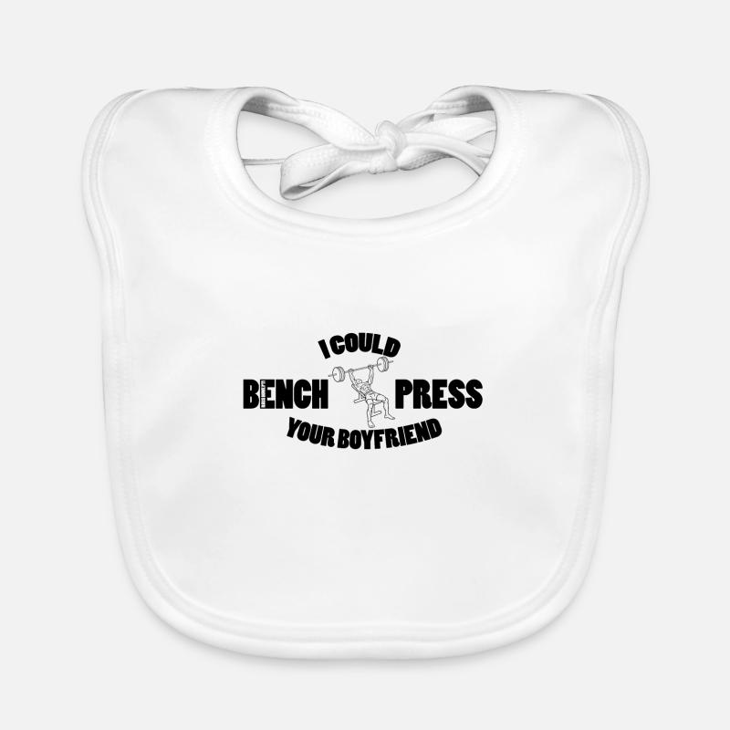 Bench Press Organic Baby Bibs