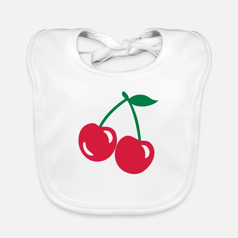 cherry Organic Baby Bibs