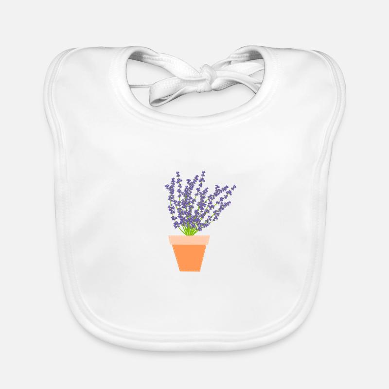 Lavender Organic Baby Bibs
