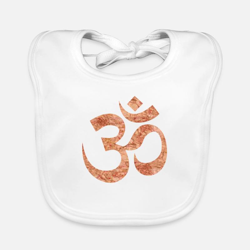 OM Zeichen Baby Bio-Lätzchen