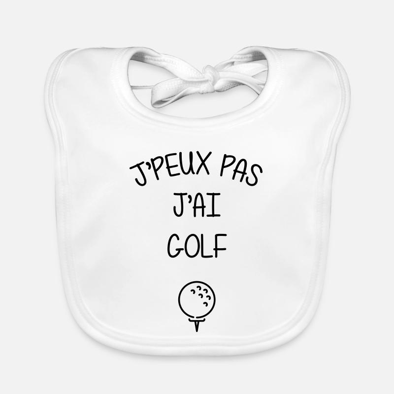 Golf / Golfeur / Golfeuse / Sport / Minigolf Bavoir bio Bébé
