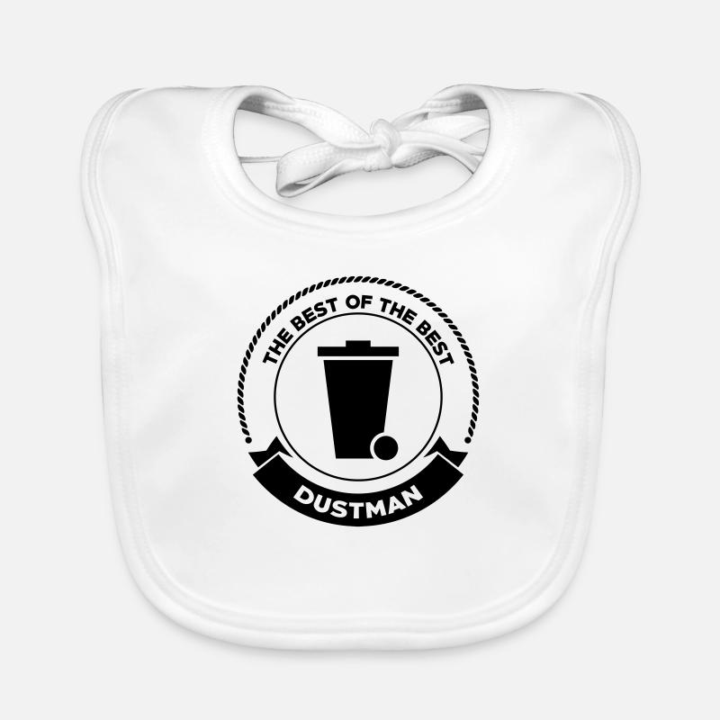 Müllmann / Müllarbeiter / Müllwerker / Müllabfuhr Baby Bio-Lätzchen