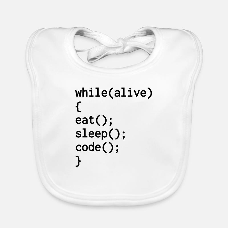 Developer Entwickler Développeur Computer Geek Organic Baby Bibs
