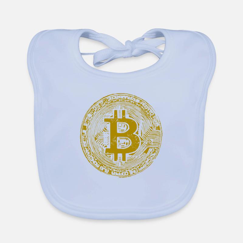 OR BITCOIN Bavoir bio Bébé