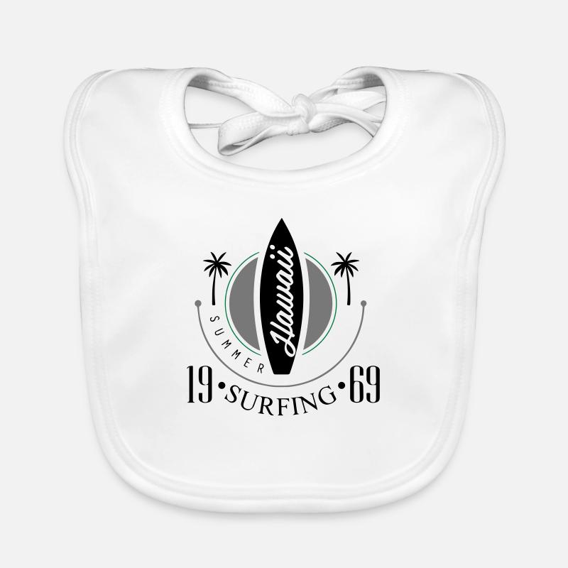 Surfing | Hawaii, Urlaub | Freizeitomode Bstyled Baby Bio-Lätzchen