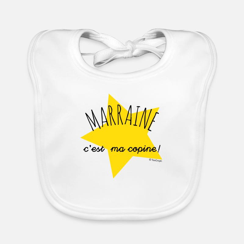Marraine c'est ma copine Bavoir bio Bébé