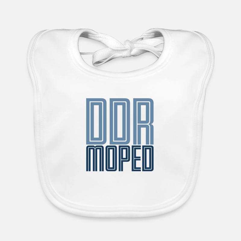 GDR moped Organic Baby Bibs