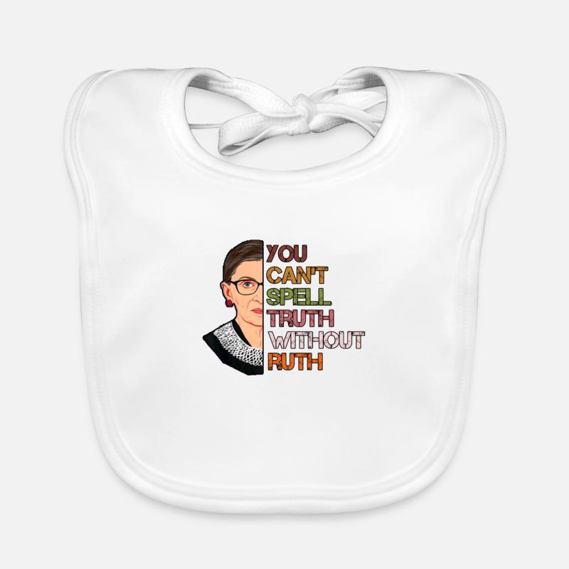 Truth Without Ruth Icon Organic Baby Bibs