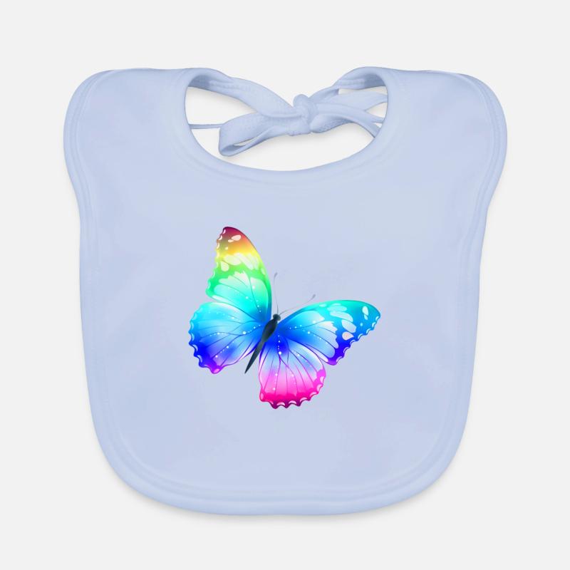 beau papillon Bavoir bio Bébé