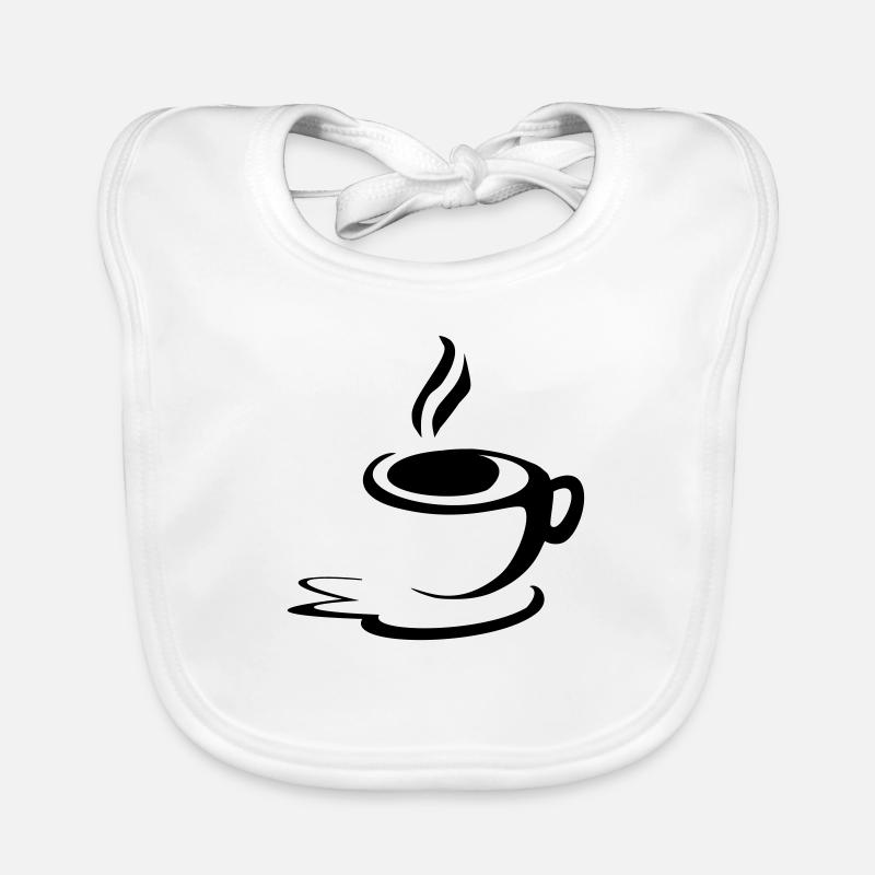 coffee cup Organic Baby Bibs