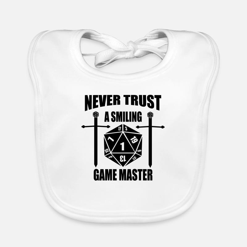 Game master board game nerd geek gift Organic Baby Bibs