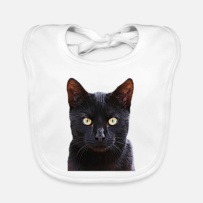 Chat chat cat cats Bavoir bio Bébé