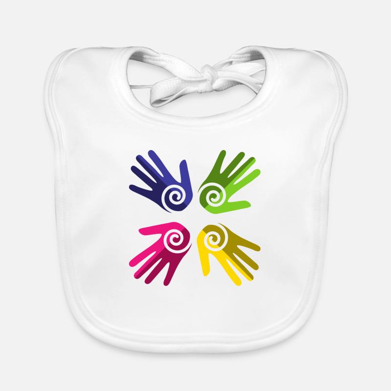 Pride Regenbogenfahne LGBT Baby Bio-Lätzchen