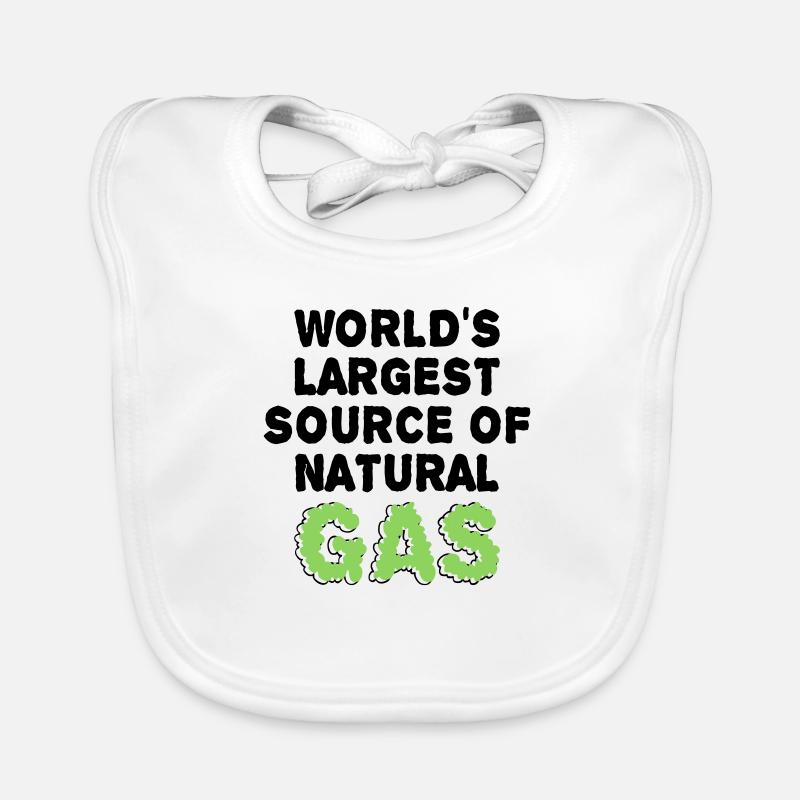 Plus grande source de gaz au monde Bavoir bio Bébé