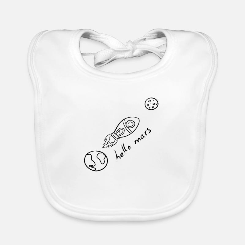 Planète Mars Bavoir bio Bébé