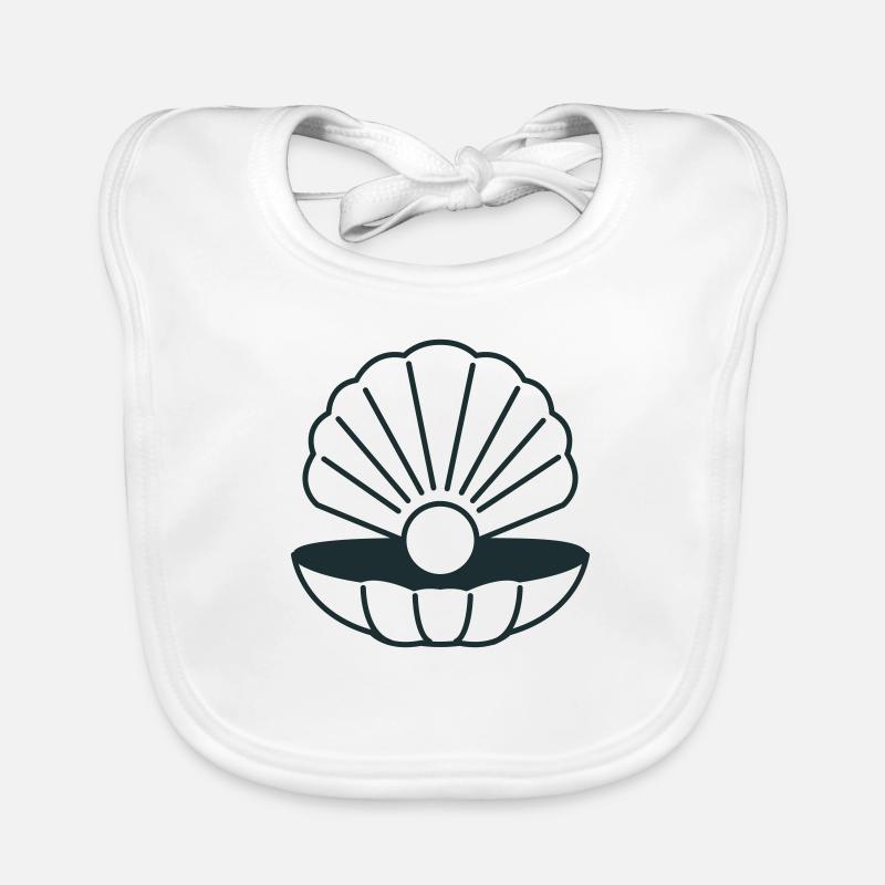 perle moite Bavoir bio Bébé